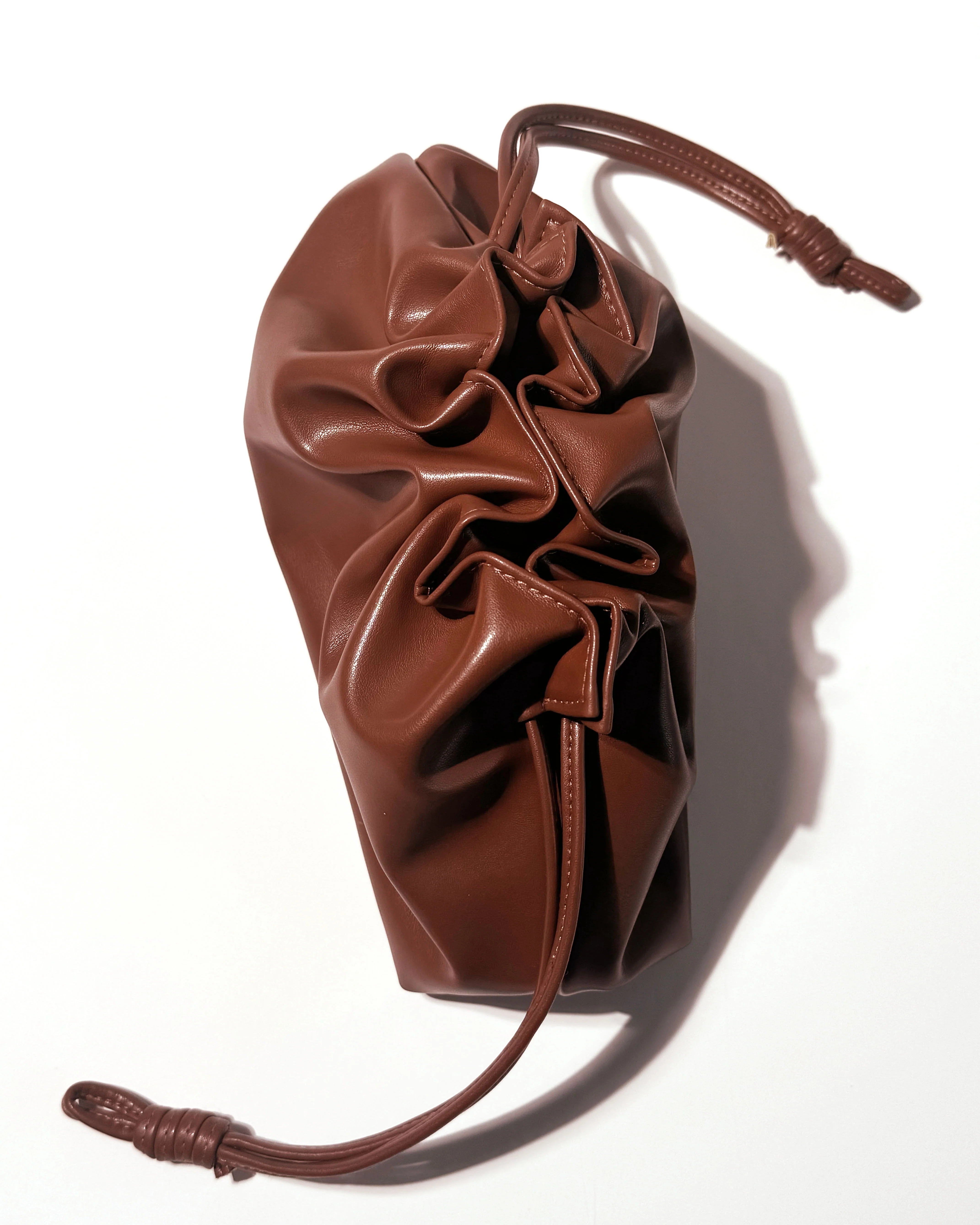 The Elevated Beauty Bag In Brown - Image 3