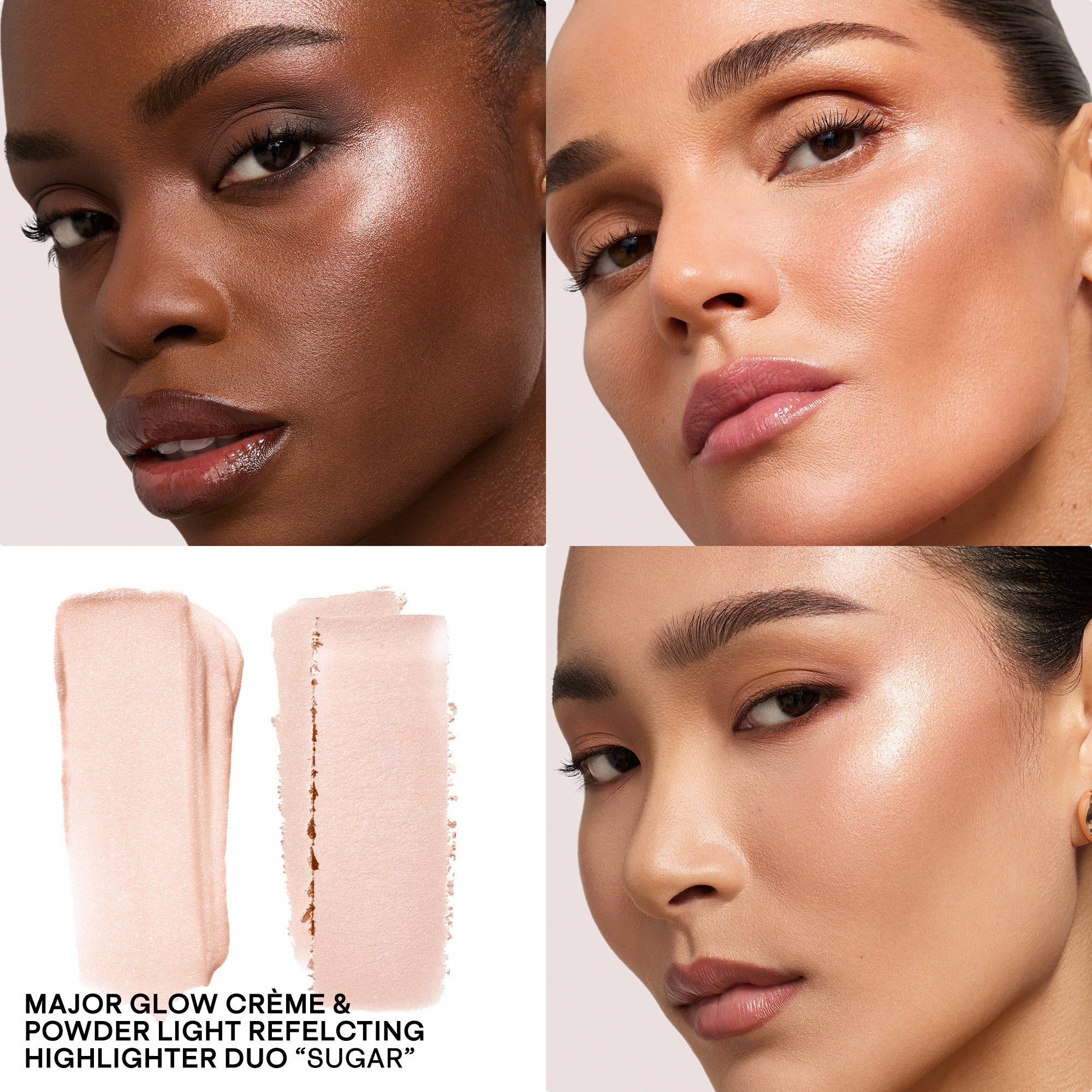 Major Glow Crème & Powder Light Reflecting Translucent Highlighter Duo - Image 31