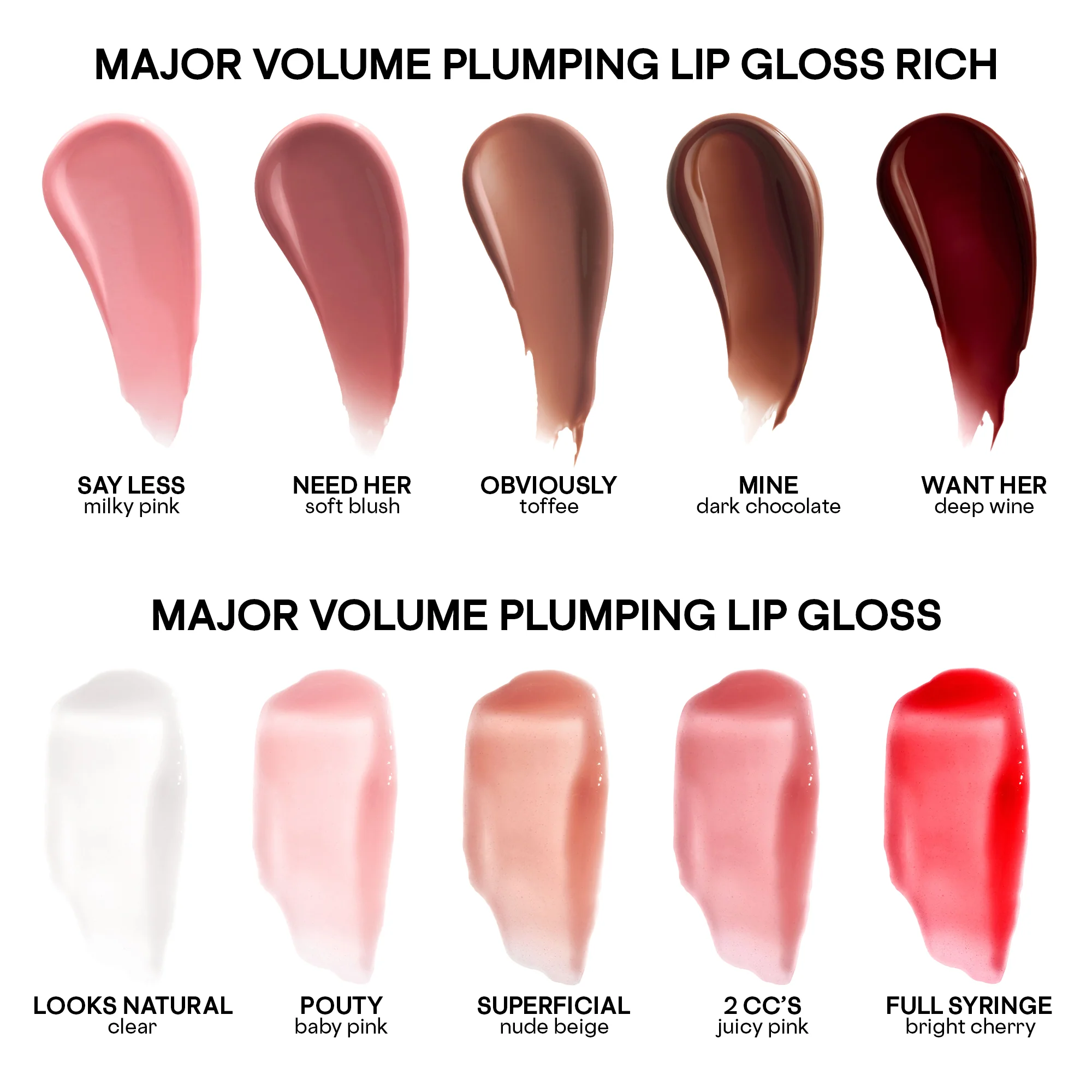 Major Volume Plumping Gloss - Shimmer Finish - Image 19